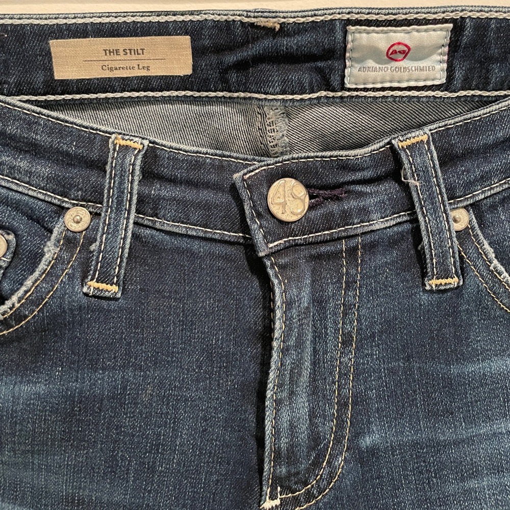 AG Adriano Goldschmied Women's Stilt Cigarette Leg Jean Size 26